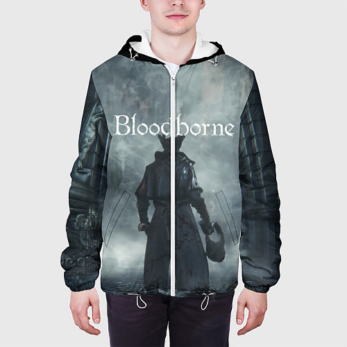 Мужская куртка Bloodborne / 3D-Белый – фото 3
