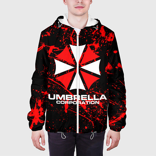 Мужская куртка Umbrella Corporation / 3D-Белый – фото 3