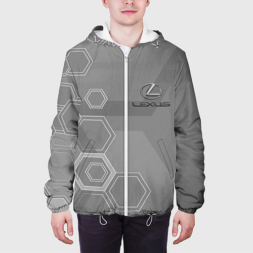 Мужская куртка LEXUS / 3D-Белый – фото 3