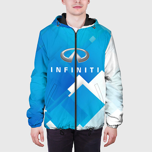 Мужская куртка Infiniti / 3D-Черный – фото 3