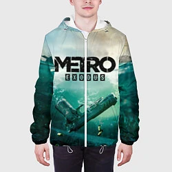 Куртка с капюшоном мужская METRO EXODUS, цвет: 3D-белый — фото 2