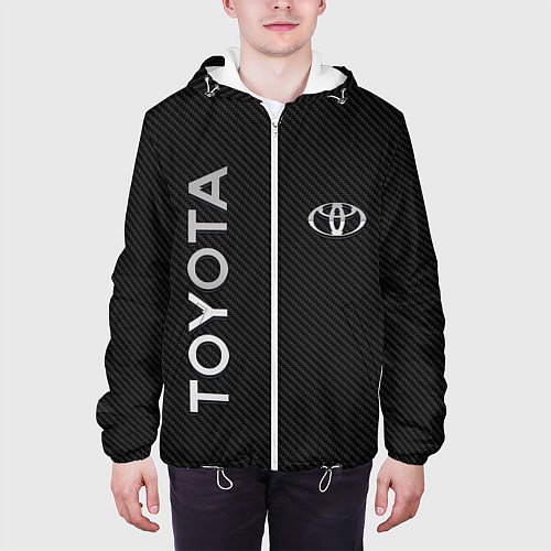Мужская куртка Toyota CARBON / 3D-Белый – фото 3