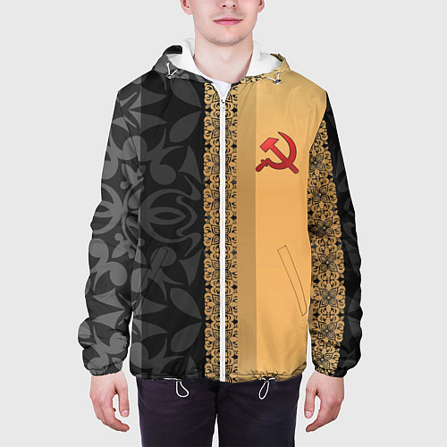 Мужская куртка СССР / 3D-Белый – фото 3