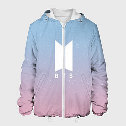 Куртка с капюшоном мужская BTS, цвет: 3D-белый