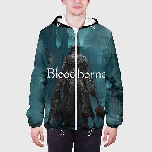 Мужская куртка Bloodborne / 3D-Белый – фото 3