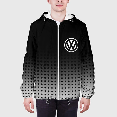 Мужская куртка Volkswagen / 3D-Белый – фото 3