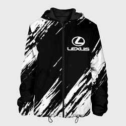 Куртка с капюшоном мужская LEXUS, цвет: 3D-черный