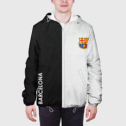 Куртка с капюшоном мужская Barcelona, цвет: 3D-белый — фото 2