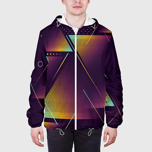 Мужская куртка RARE / 3D-Белый – фото 3