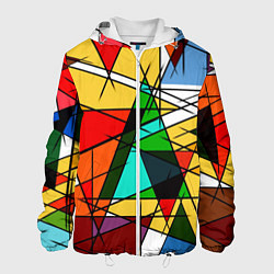 Куртка с капюшоном мужская ПИКАССО, цвет: 3D-белый