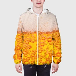 Куртка с капюшоном мужская ПИВО, цвет: 3D-белый — фото 2
