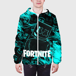 Куртка с капюшоном мужская Fortnite Marshmello, цвет: 3D-белый — фото 2