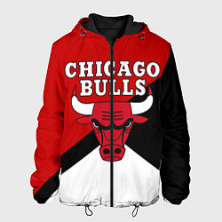 Куртка с капюшоном мужская CHICAGO BULLS, цвет: 3D-черный