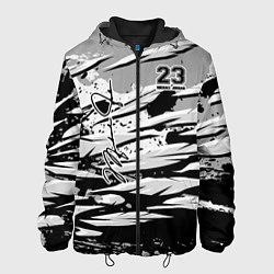 Куртка с капюшоном мужская Michael Jordan 23, цвет: 3D-черный