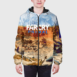 Куртка с капюшоном мужская FARCRY:PRIMAL, цвет: 3D-черный — фото 2