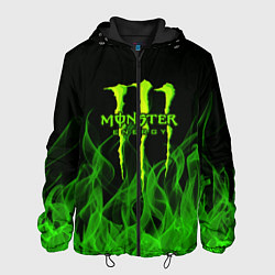 Куртка с капюшоном мужская MONSTER ENERGY, цвет: 3D-черный