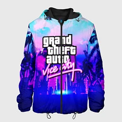 Куртка с капюшоном мужская GTA REMASTER, цвет: 3D-черный