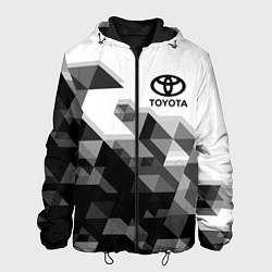 Куртка с капюшоном мужская TOYOTA, цвет: 3D-черный