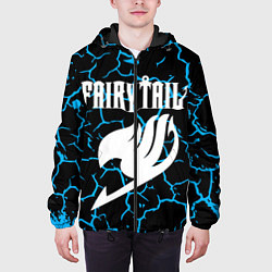 Куртка с капюшоном мужская Fairy Tail, цвет: 3D-черный — фото 2