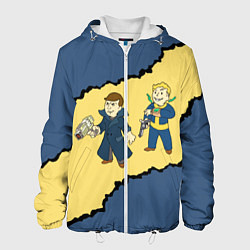 Куртка с капюшоном мужская Fallout New Vegas Boys, цвет: 3D-белый
