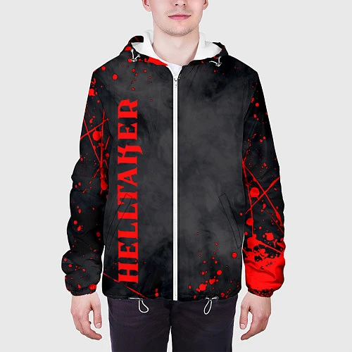 Мужская куртка Helltaker Logo Z / 3D-Белый – фото 3