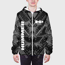 Куртка с капюшоном мужская HUMMER, цвет: 3D-белый — фото 2