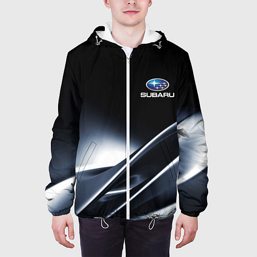 Мужская куртка SUBARU / 3D-Белый – фото 3