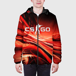 Куртка с капюшоном мужская CS GO КС ГО, цвет: 3D-черный — фото 2