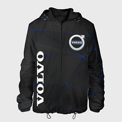 Куртка с капюшоном мужская VOLVO, цвет: 3D-черный