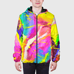 Куртка с капюшоном мужская ТИ-ДАЙ, цвет: 3D-черный — фото 2