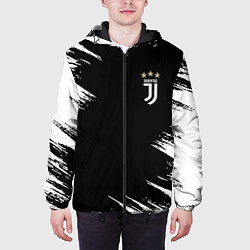 Куртка с капюшоном мужская JUVENTUS, цвет: 3D-черный — фото 2