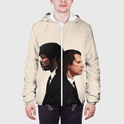 Куртка с капюшоном мужская Криминальное чтиво, цвет: 3D-белый — фото 2