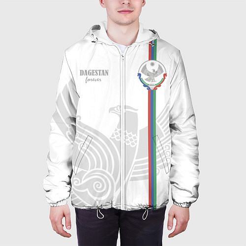 Мужская куртка Дагестан / 3D-Белый – фото 3