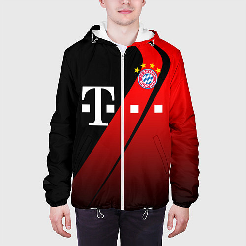 Мужская куртка FC Bayern Munchen Форма / 3D-Белый – фото 3