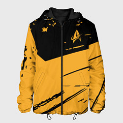 Куртка с капюшоном мужская Star Trek, цвет: 3D-черный