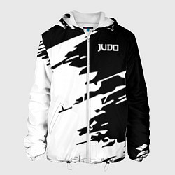 Куртка с капюшоном мужская Judo, цвет: 3D-белый