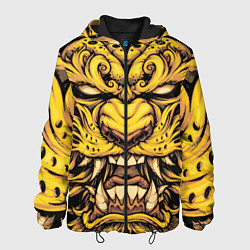 Куртка с капюшоном мужская Тигровая маска Ханья, цвет: 3D-черный