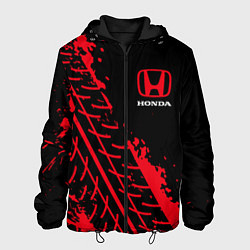 Куртка с капюшоном мужская HONDA ХОНДА, цвет: 3D-черный
