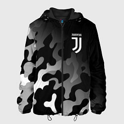 Куртка с капюшоном мужская JUVENTUS ЮВЕНТУС, цвет: 3D-черный