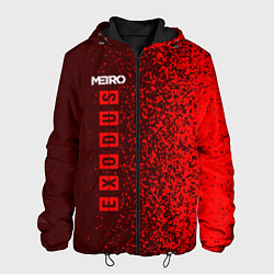 Куртка с капюшоном мужская METRO EXODUS МЕТРО ИСХОД, цвет: 3D-черный