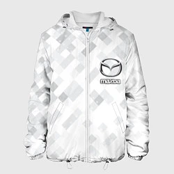 Куртка с капюшоном мужская MAZDA, цвет: 3D-белый