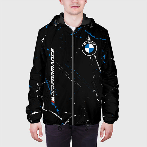 Мужская куртка BMW БМВ / 3D-Черный – фото 3