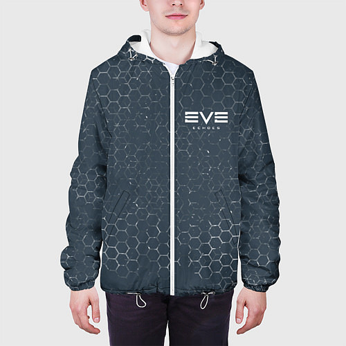 Мужская куртка EVE ECHOES ИВ ЭХО / 3D-Белый – фото 3