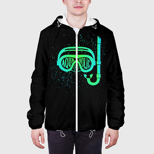 Мужская куртка Aquaholic / 3D-Белый – фото 3
