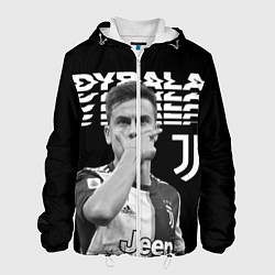 Куртка с капюшоном мужская Paulo Dybala, цвет: 3D-белый