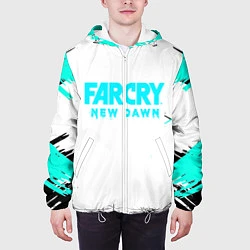 Куртка с капюшоном мужская Far Cry, цвет: 3D-белый — фото 2