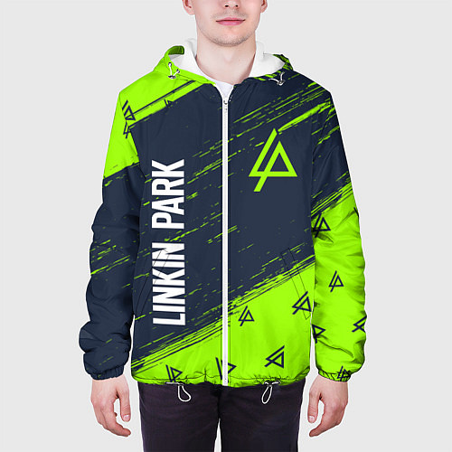 Мужская куртка LINKIN PARK ЛИНКИН ПАРК / 3D-Белый – фото 3