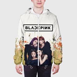 Куртка с капюшоном мужская BlackPink, цвет: 3D-белый — фото 2