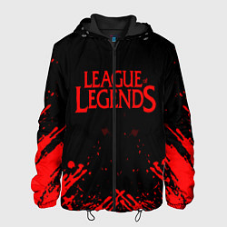 Куртка с капюшоном мужская League of legends, цвет: 3D-черный