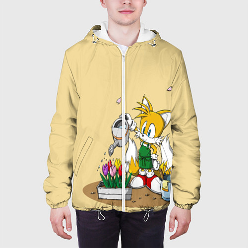 Мужская куртка Sonic / 3D-Белый – фото 3